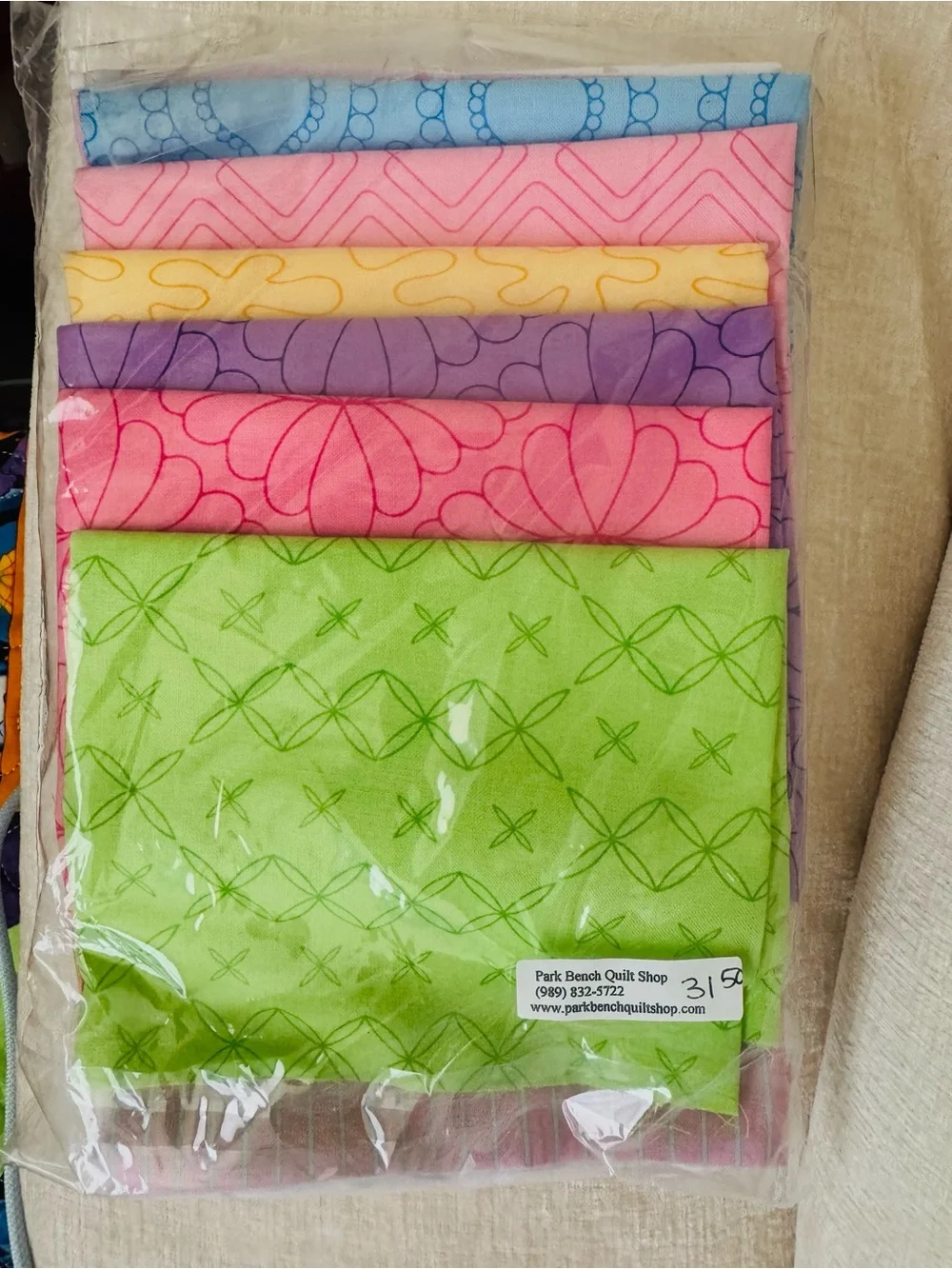 NWT Sew Much Moore in Store “Bunny Ear Boulevard” Easter Table Runner Quilt KIT
